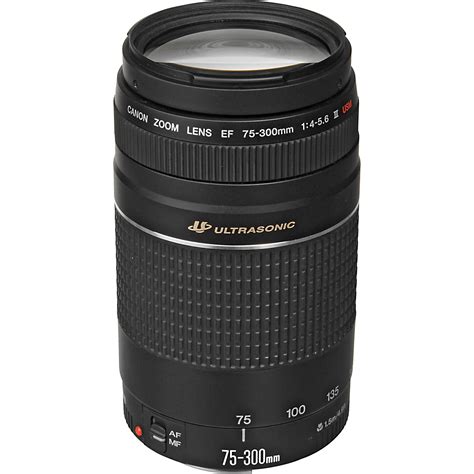 Used Canon EF 75-300mm f/4-5.6 III USM Lens 6472A004AA B&H Photo