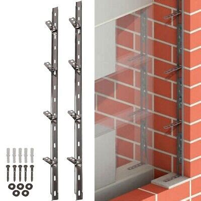 STAINLESS STEEL WALL STARTER KIT Brick Block Extension Interior ...