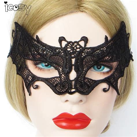 Aliexpress.com : Buy 1Pcs Black Hollow Lace Eye Mask For Halloween ...