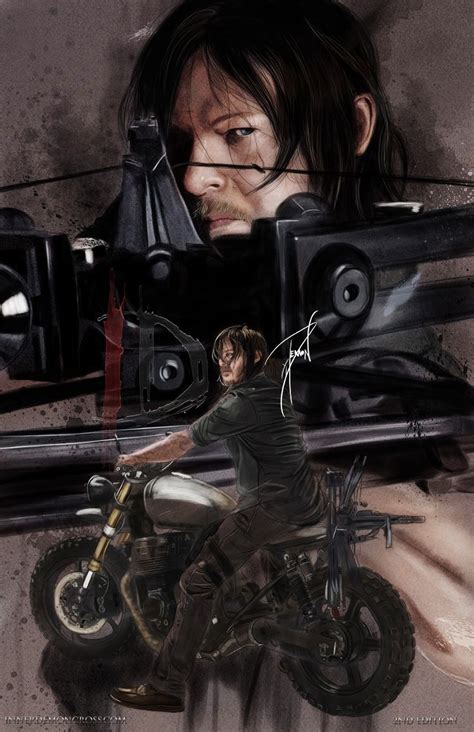 Daryl Dixon 2nd Edition 11x17 from Inner Demon Art in 2021 | Daryl ...