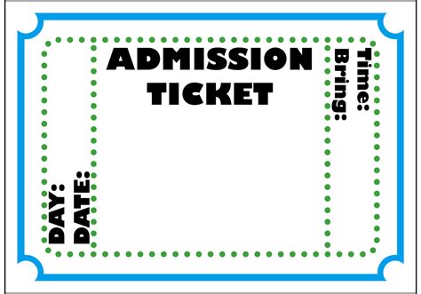 Admission ticket clipart - Clipartix