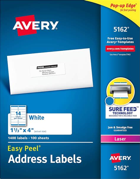 Avery 8162 Label Template