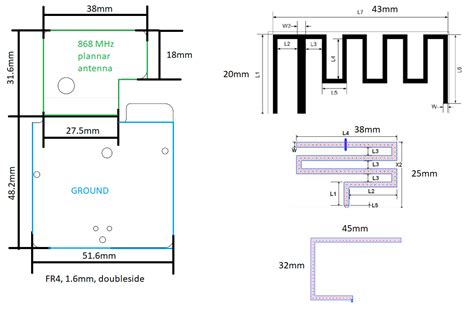 Planar monopole 868 MHz antenna design - modify TI antenna designs ...