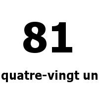 French Numbers 80-99