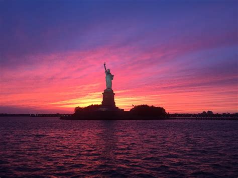 Statue of Liberty Sunset Wallpapers - 4k, HD Statue of Liberty Sunset ...