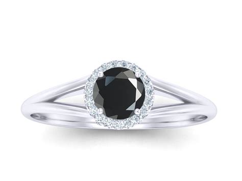 Black Diamond Engagement Rings