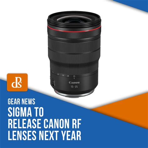 Sigma to Release Canon RF Lenses Next Year