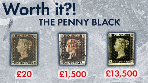 £20 Vs. £13,500? Worth It: The Value of the Penny Black | Stanley ...