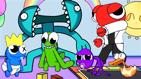 Rainbow Friends Coloring Pages Gametoons Fnf - IMAGESEE