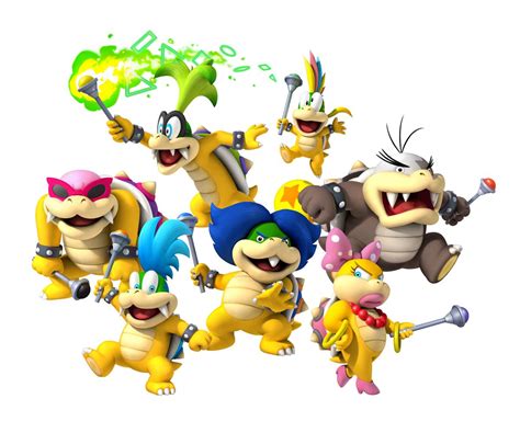 Bowser Jr And The Koopalings Smash Bros