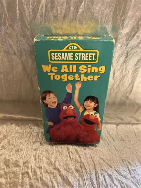 SESAME STREET VHS Tape We All Sing Together Yourself Silly Hoot & Howl ...