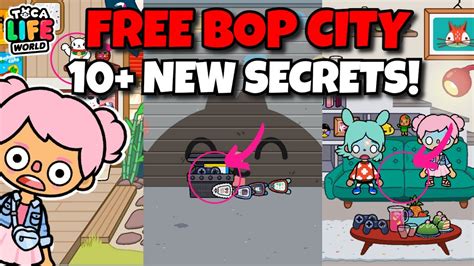 😱New Bop City Secrets In Toca Life World | Toca Boca secrets | Bop City ...