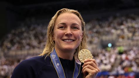 World Aquatics Championships 2023: Sarah Sjoestroem ties Phelps' record ...