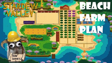 Beach Layout for Farm Stardew Valley 1.5 - YouTube