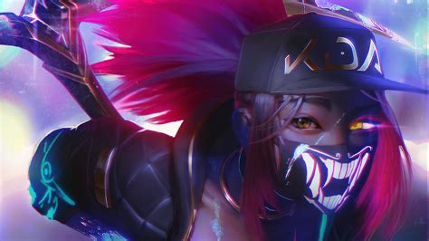 Kda Akali By B1tterrabbit Hd 4k Wallpaper Background Fan Art Artwork ...