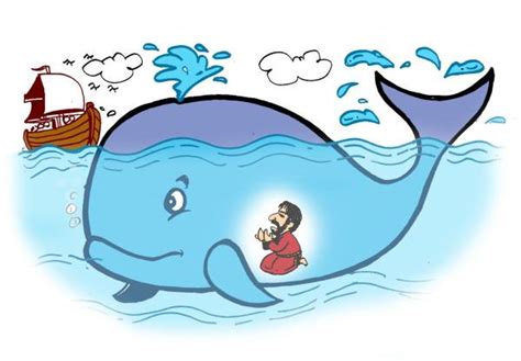 jonah inside the whale cartoon - Clip Art Library