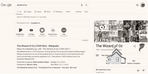 Google Search adds elaborate 'Wizard of Oz' Easter Egg - 9to5Google