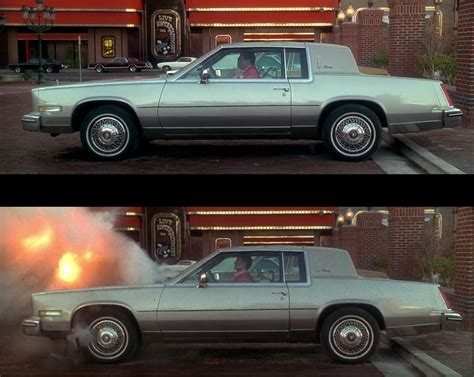 In "Casino" (1995), right before the car explodes in the opening scene ...