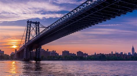 Sunset from Brooklyn Bridge - Best Photo Spots