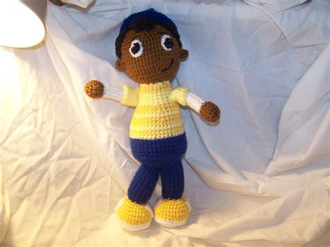 Crochet Ramone Peg plus cat by EEKsCreations on Etsy