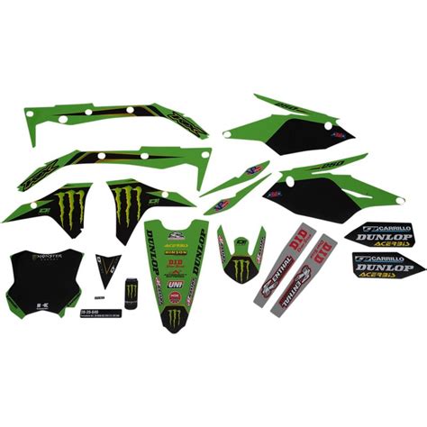 D'COR Visuals White Monster Energy Complete Graphic Kit 20-20-700 Dirt ...