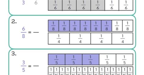 Printables - Equivalent Fractions: Bar Models | HP® Official Site