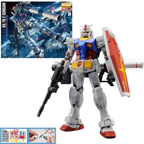 Buy Bandai Hobby Mg dam Rx-78-2 Version 3.0 Action Figure Model Kit, 1: ...