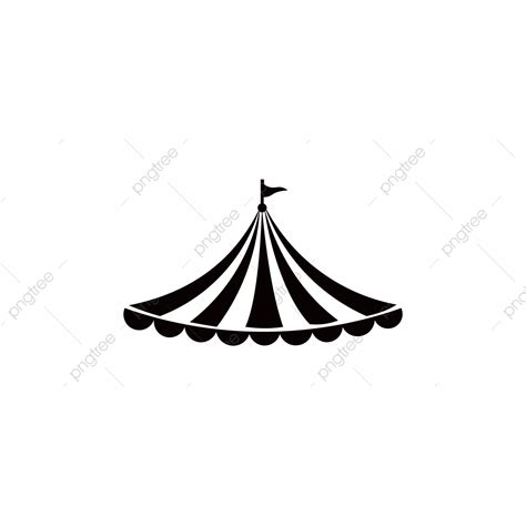 Circus Tent Logo Template. Vector Illustration., Illustration, Carnival ...