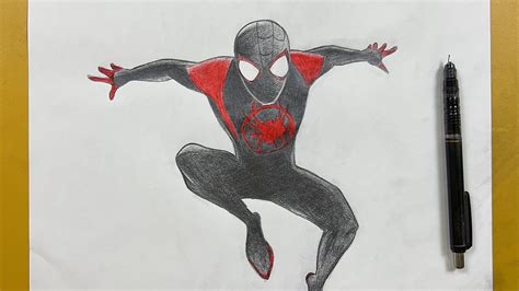 How to draw Spider-Man: Across the Spider-Verse || step-by-step - YouTube