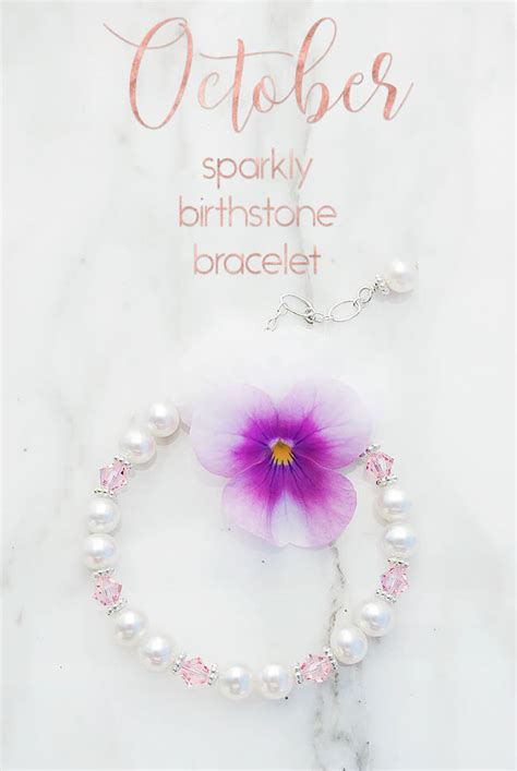 October Birthstone - Pink Tourmaline – Little Girl's Pearls