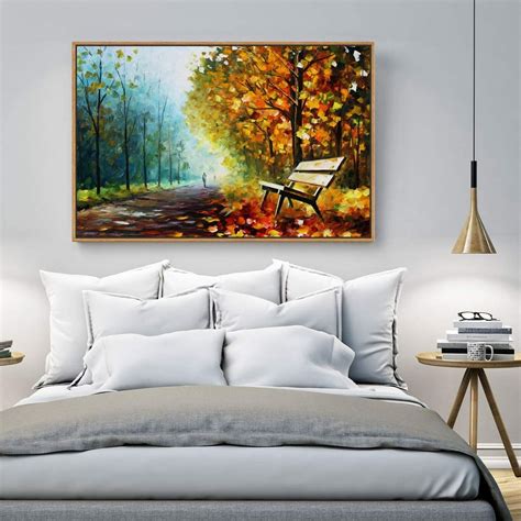 wall26 Floating Framed Canvas Wall Art for Living Room, Bedroom Scenery ...