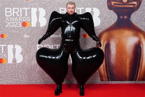 Sam Smith Sports Dynamic Harri Outfit on Red Carpet of 2023 BRIT Awards