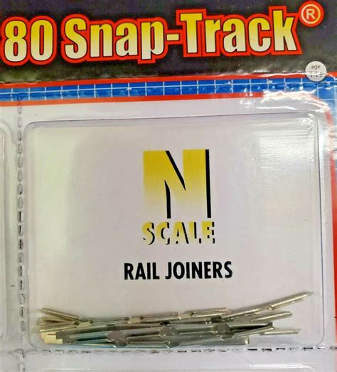 Atlas N Scale Code 80 Metal Rail Joiners 48 pieces - Bob the Train Guy ...