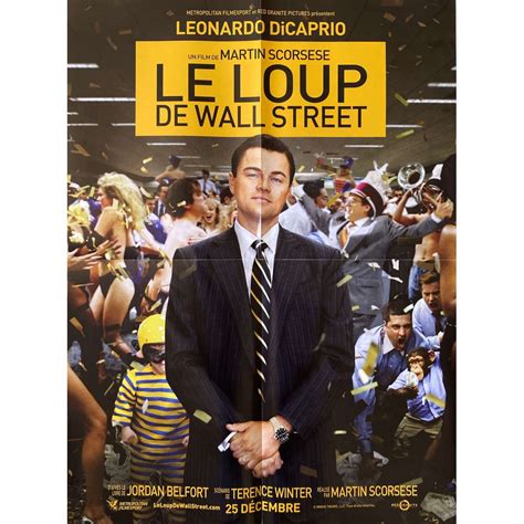 THE WOLF OF WALL STREET French Movie Poster - 15x21 in. - 2013 1