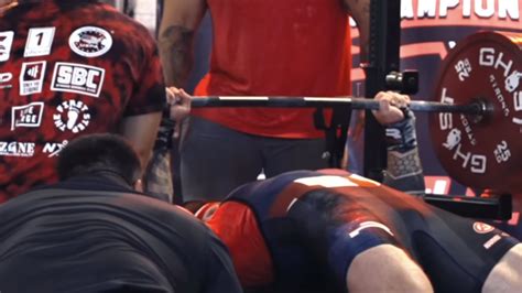 John Haack (100KG) Bench Presses Over 600 Pounds, Sets New World Record ...