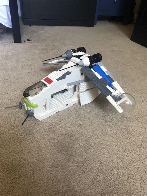 Didn’t have my own LEGO clone gun ship so I made my own : r/legostarwars