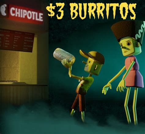 Chipotle Halloween Special: $3 Burritos