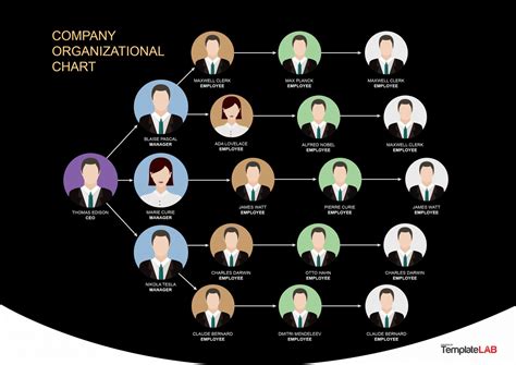 Beautiful Corporate Structure Template Organizational Chart Templates ...