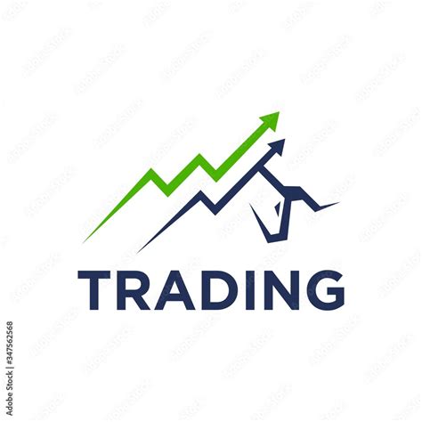 Logo candlestick trading chart analyzing in forex, Trade Bull Chart ...