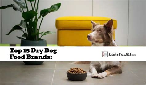 Best Dry Dog Food Brands: The Top 15 List - ListsForAll.com