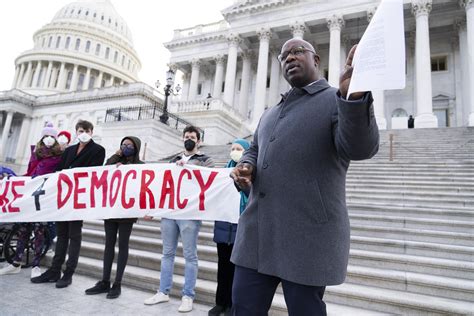 Jamaal Bowman Arrested Alongside Other Voting Rights Protesters