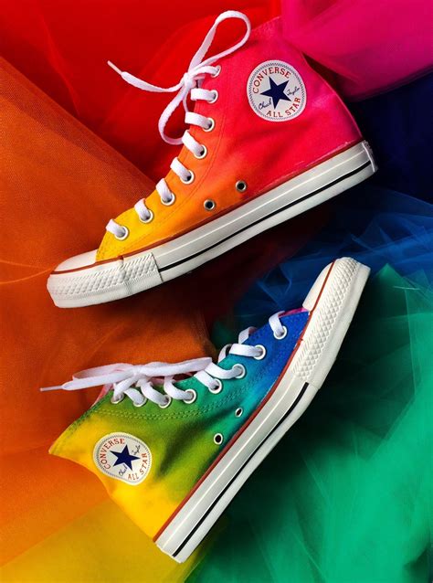 Taste the rainbow with these custom dyed Converse! #converse | Cool ...