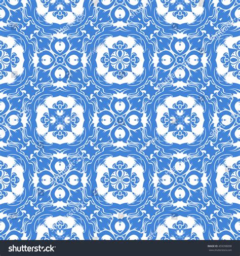 Abstract Seamless Pattern Royal Blue Color Stock Vector 459398098 ...