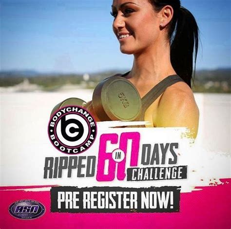 Our Ripped in 60 Days Challenge starts soon, so register your interest ...