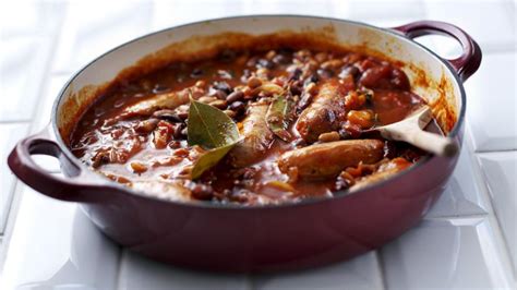 Slow cooker sausage and lentil casserole recipe - BBC Food