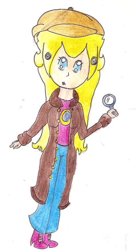 detective peach by mushroomgirl3 on DeviantArt