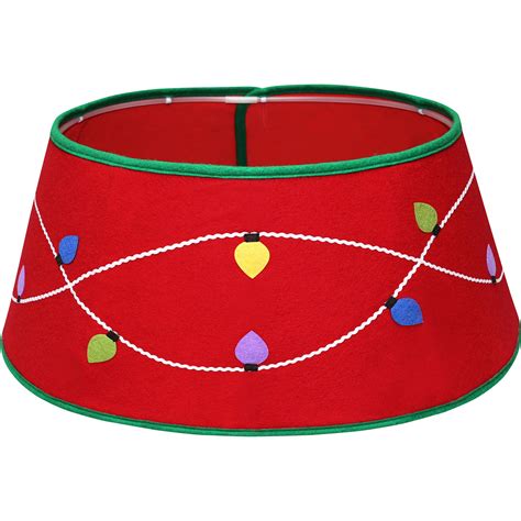 Holiday Time Christmas Decor 22" Velvet Stand Band Tree Stand Cover ...