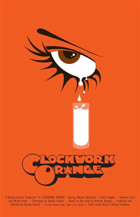 Clockwork Orange Poster – Tulisan