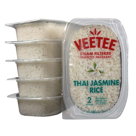 Buy Veetee Thai Jasmine Rice - 2 Minute Rice Microwavable Meals ...