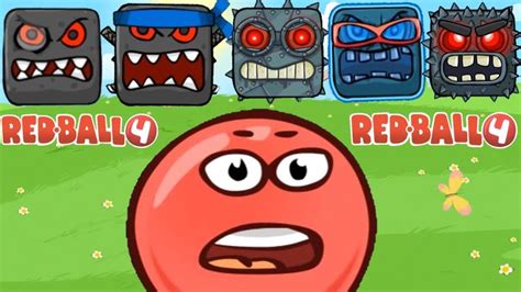 Red Ball 4 All Bosses & Animation | Red ball, Ball, Animation